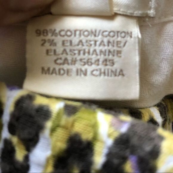 J. Crew Cafe Capri textured print size 2 - Picture 8 of 10